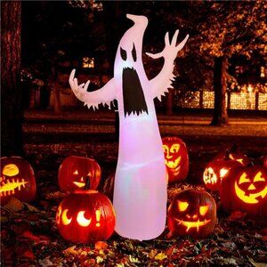 Twinkle Star 5.4 FT Lighted White Ghost Inflatable